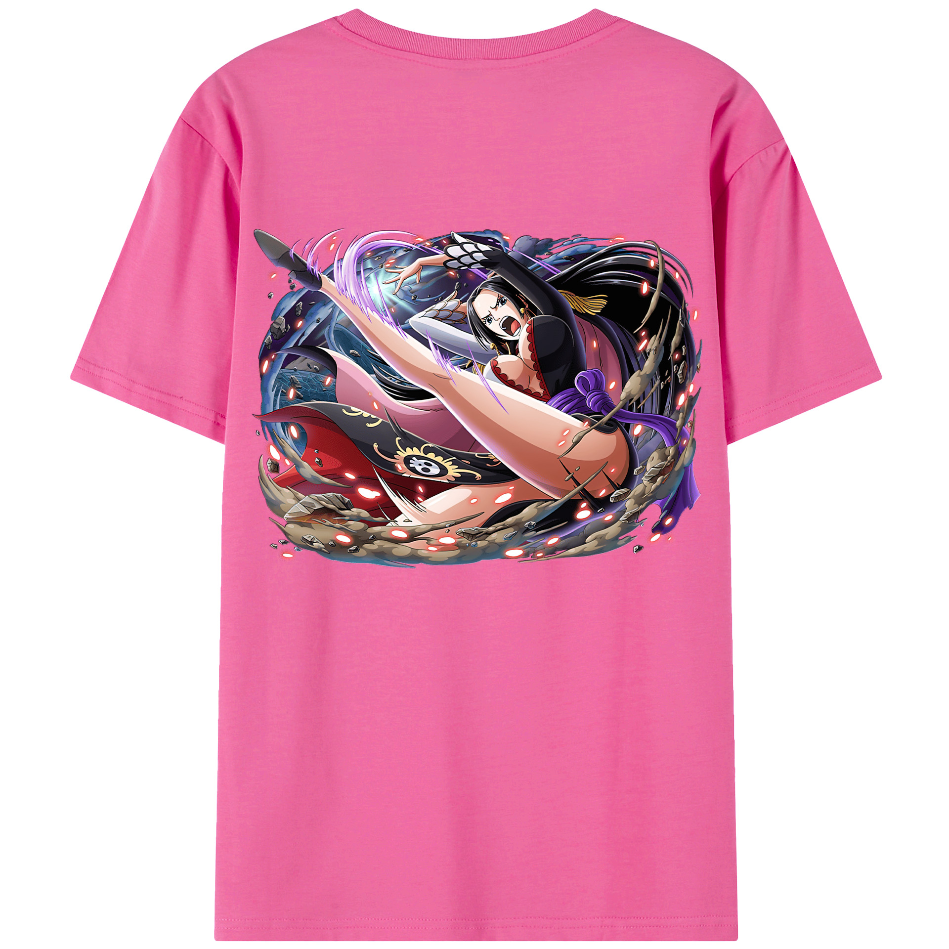 ワンピース ボア・ハンコック ONE PIECE Boa·Hancock レディース半袖Tシャツ(バックプリント)